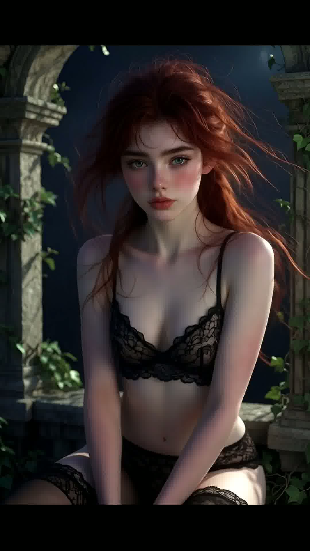 I look softer in the moonlight.