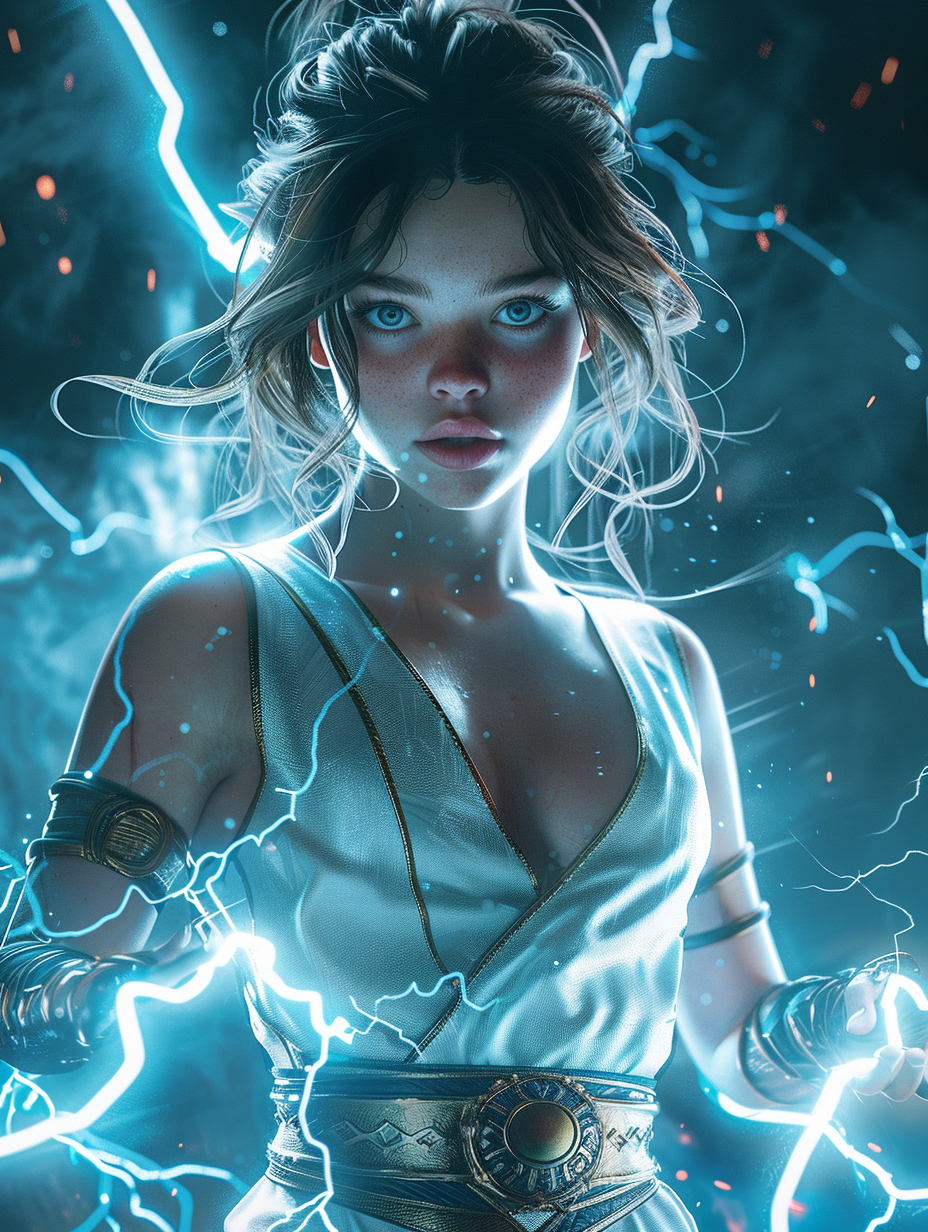 Solara & Esme enter the arena.